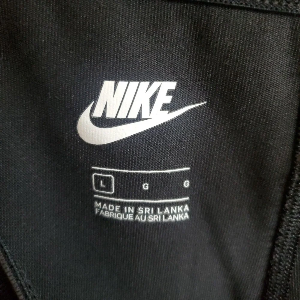 Nike Leggings Womens‎ Black Gold Glitter Logo BV4522-010 Large Essential